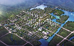 盛泽西部新城规划 潜龙渠生态公园:水润龙腾 吴泽苍兴