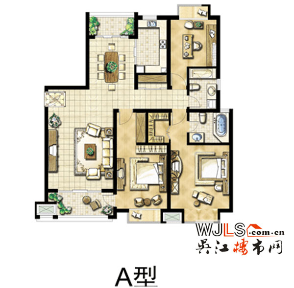 点击图片放大 户型图1