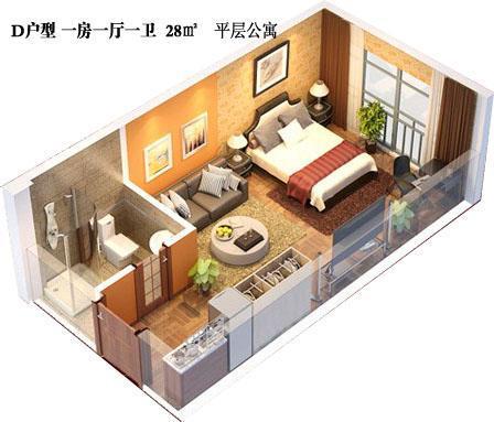 奥林运河湾精装酒店公寓在售  买一层得两层