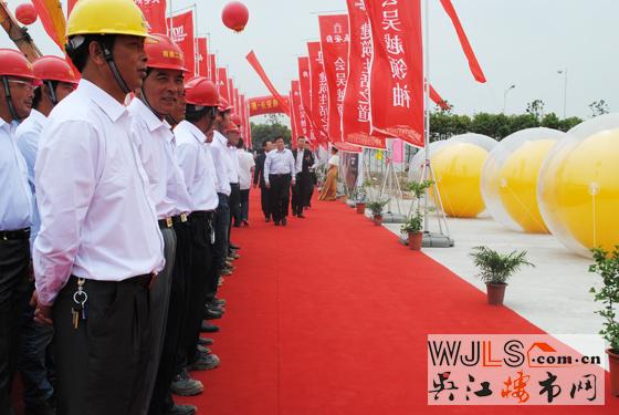 今日吴江城南三大项目举行隆重奠基仪式