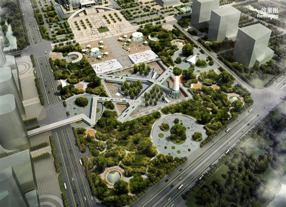 吴江大厦南广场规划概念设计