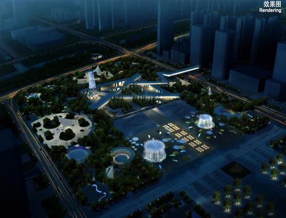 吴江大厦南广场规划概念设计