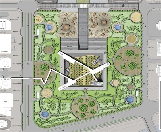 吴江大厦南广场规划概念设计