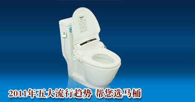 2011年五大流行趋势 帮您选马桶