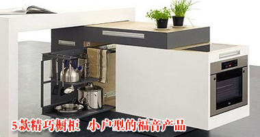 5款精巧橱柜 小户型的福音产品
