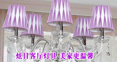 炫目客厅灯具 美家更温馨