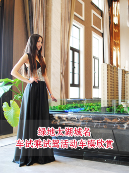 绿地太湖城名车试乘试驾活动车模欣赏