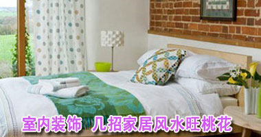 室内装饰 几招家居风水旺桃花