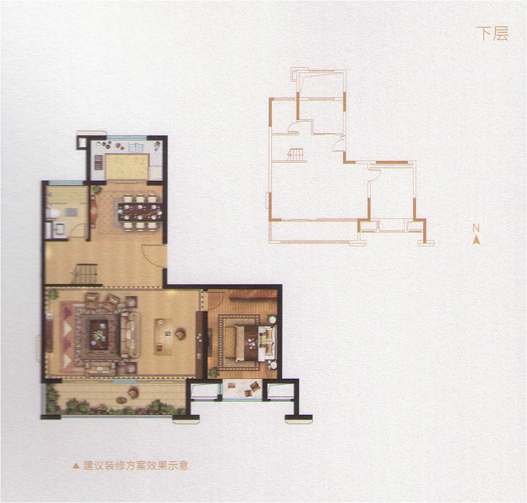 点击图片放大 天珀华庭141下层