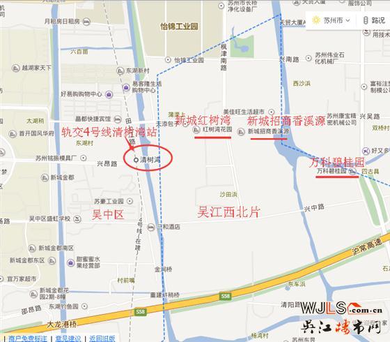 苏州城南通轨交连干线 “双吴”交界处还规划中小学！