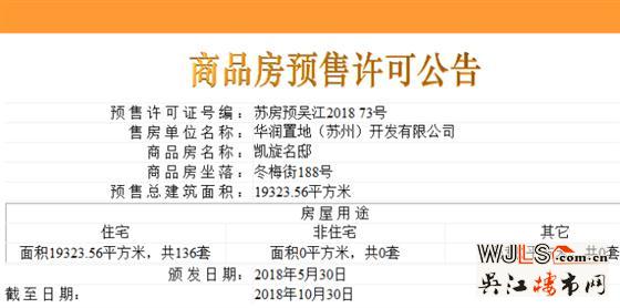 昨日吴江两盘领预售证,今日一盘将加推