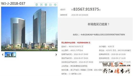 吴江土拍吸金13.6亿！两宗宅地被中房、华鼎以低价竞得