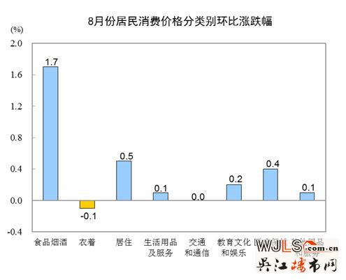 统计局:房租上涨拉动8月消费居住价格环比上涨0.5%