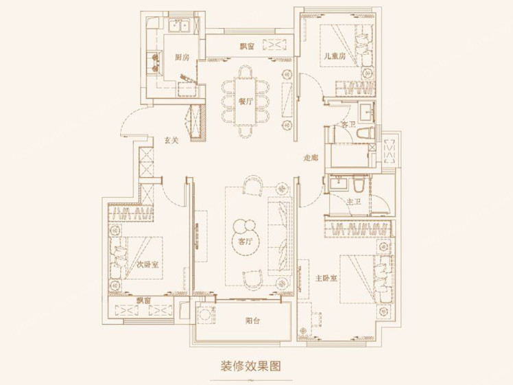 点击图片放大 户型图