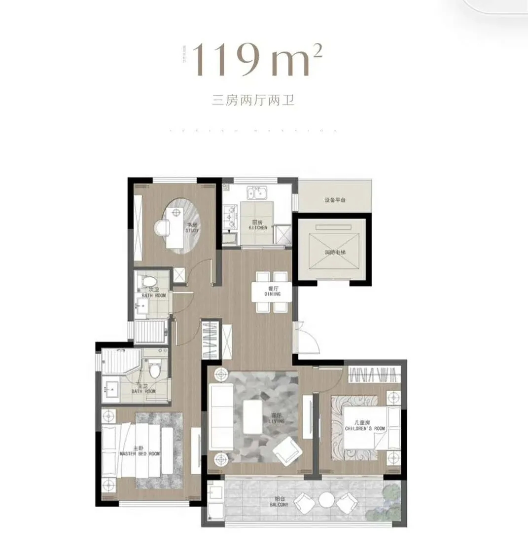 点击图片放大 户型图