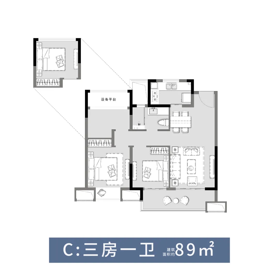 点击图片放大 户型图