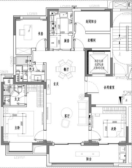 点击图片放大 户型图