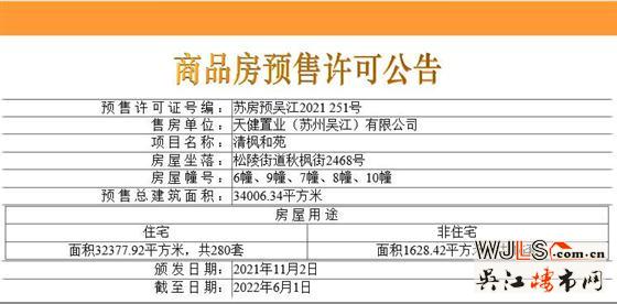 取证！天健清枫和苑备案价26129元/平米