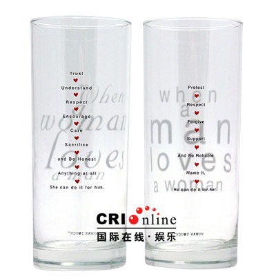 组图：天生一对可爱情侣杯