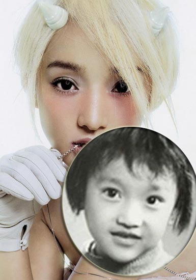 女星幼年照曝光   揭秘真正美人胚子