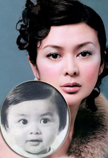 女星幼年照曝光   揭秘真正美人胚子