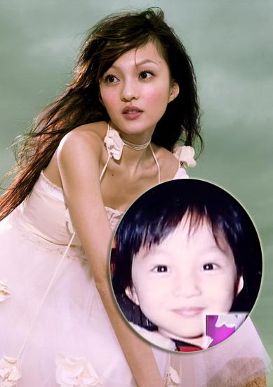 女星幼年照曝光   揭秘真正美人胚子