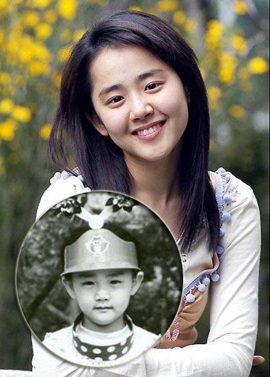女星幼年照曝光   揭秘真正美人胚子