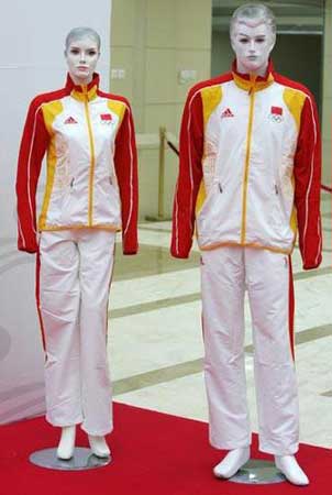 神秘奥运入场礼服亮相 为北京奥运开幕式添光彩