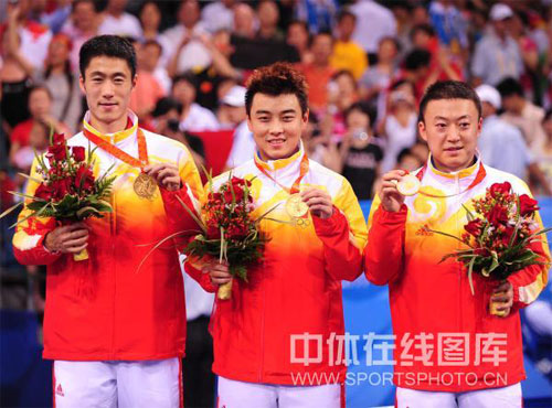王皓两分马琳擒波尔 中国3-0胜德国男团夺冠