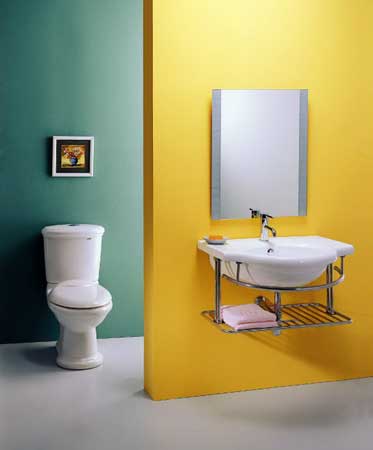 浴室的10种色彩搭配方案演绎简约风情