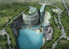 上海9月开建19层高五星深坑酒店
